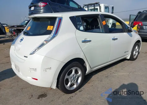 2013 Nissan Leaf Sv z USA, uszkodzony, nr VIN 1N4AZ0CP9DC419235
